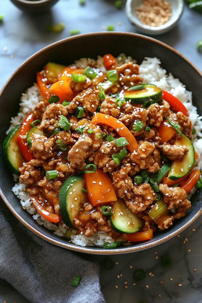 Turkey Stir-Fry - ground turkey recipes