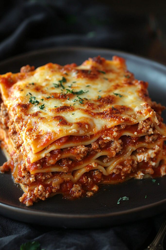 Turkey Lasagna - ground turkey recipes