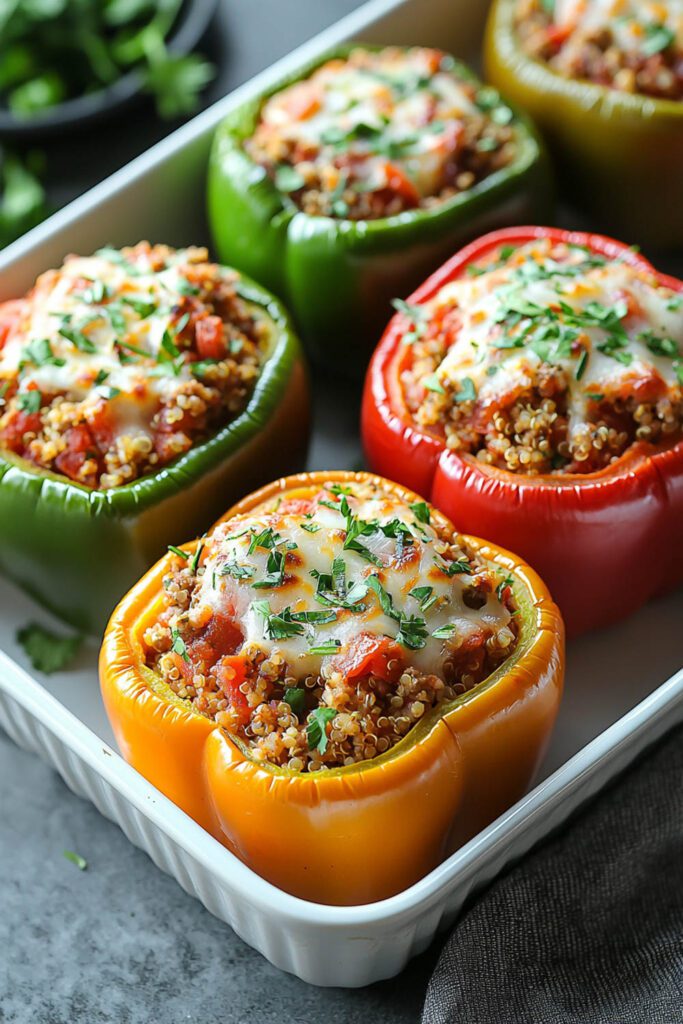 Turkey Stuffed Bell Peppers - ground turkey recipes