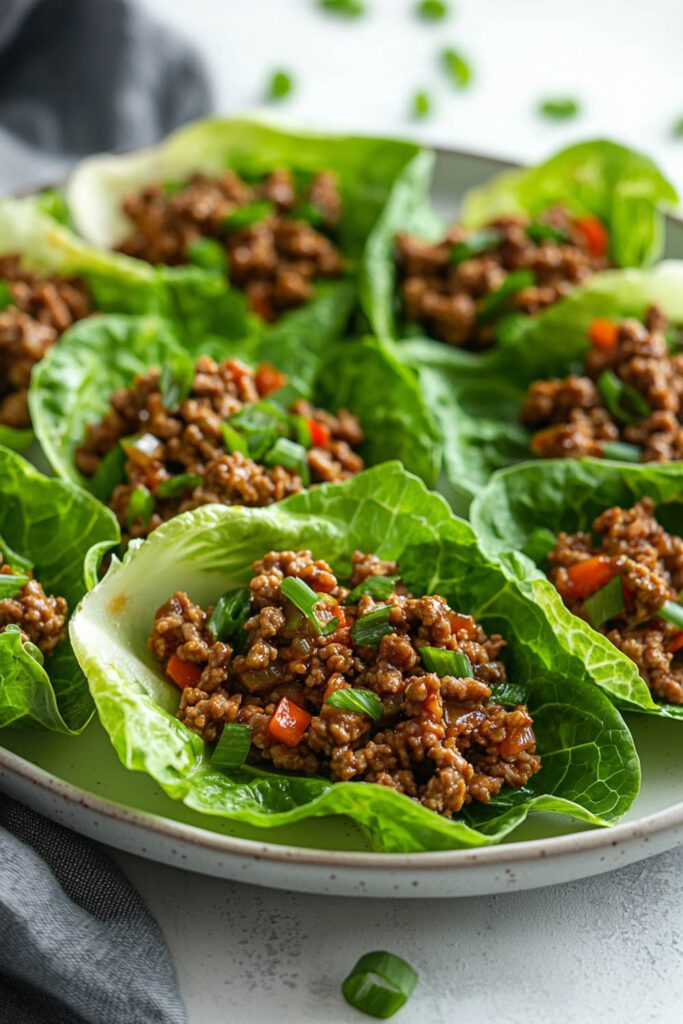 Turkey Lettuce Wraps - ground turkey recipes