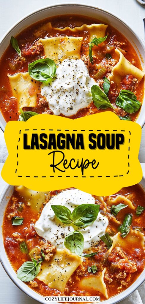 Lasagna Soup Recipe