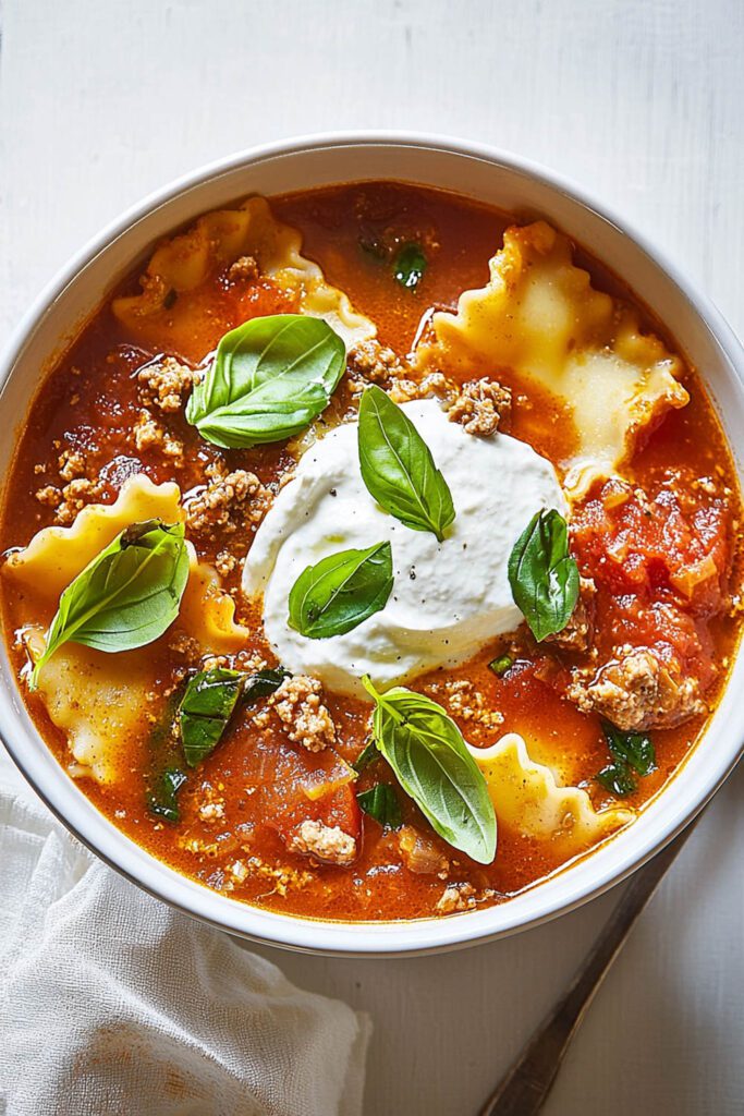 Lasagna Soup Recipe