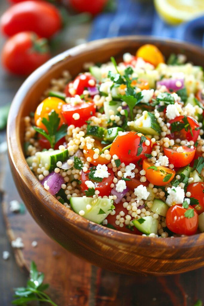 Mediterranean Couscous Salad - Mediterranean Diet Recipes