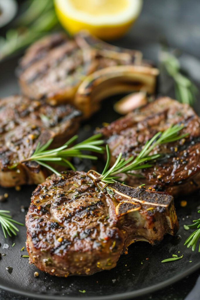 Mediterranean Grilled Lamb Chops - Mediterranean Diet Recipes