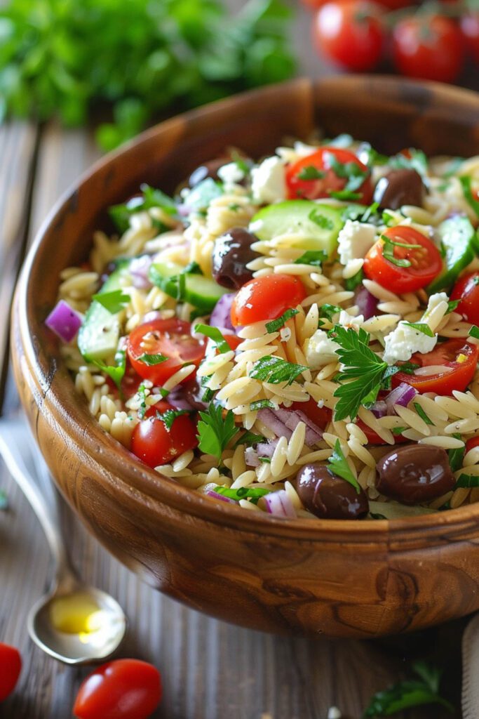 Mediterranean Orzo Salad - Mediterranean Diet Recipes