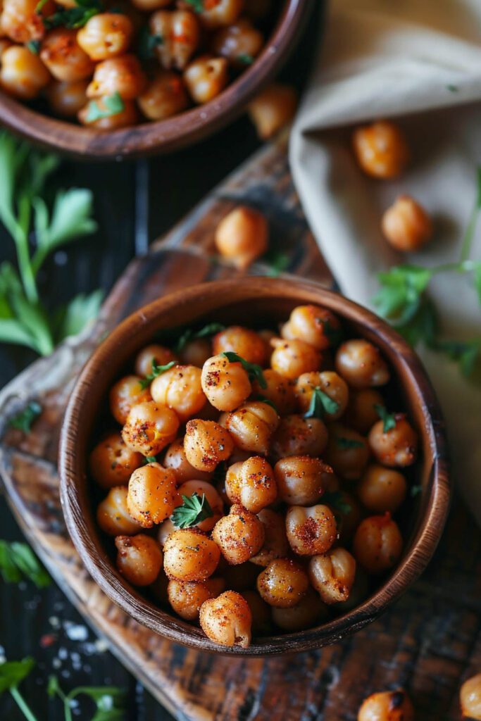 Mediterranean Roasted Chickpeas - Mediterranean Diet Recipes