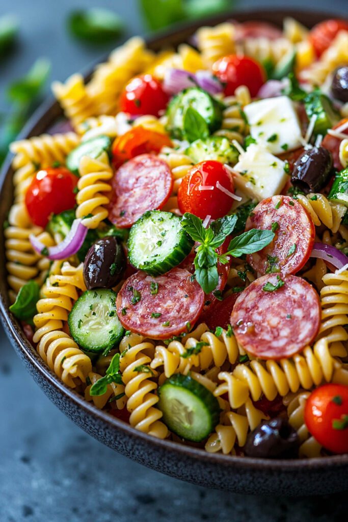 Classic Italian Pasta Salad - pasta salad recipes