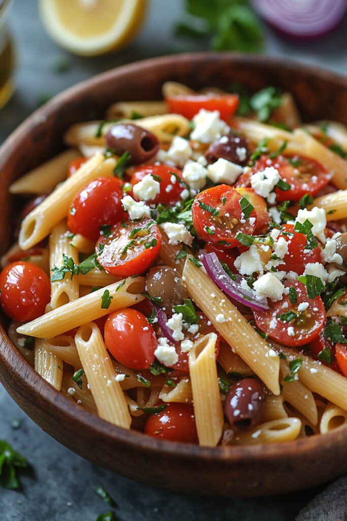 Mediterranean Pasta Salad - pasta salad recipes