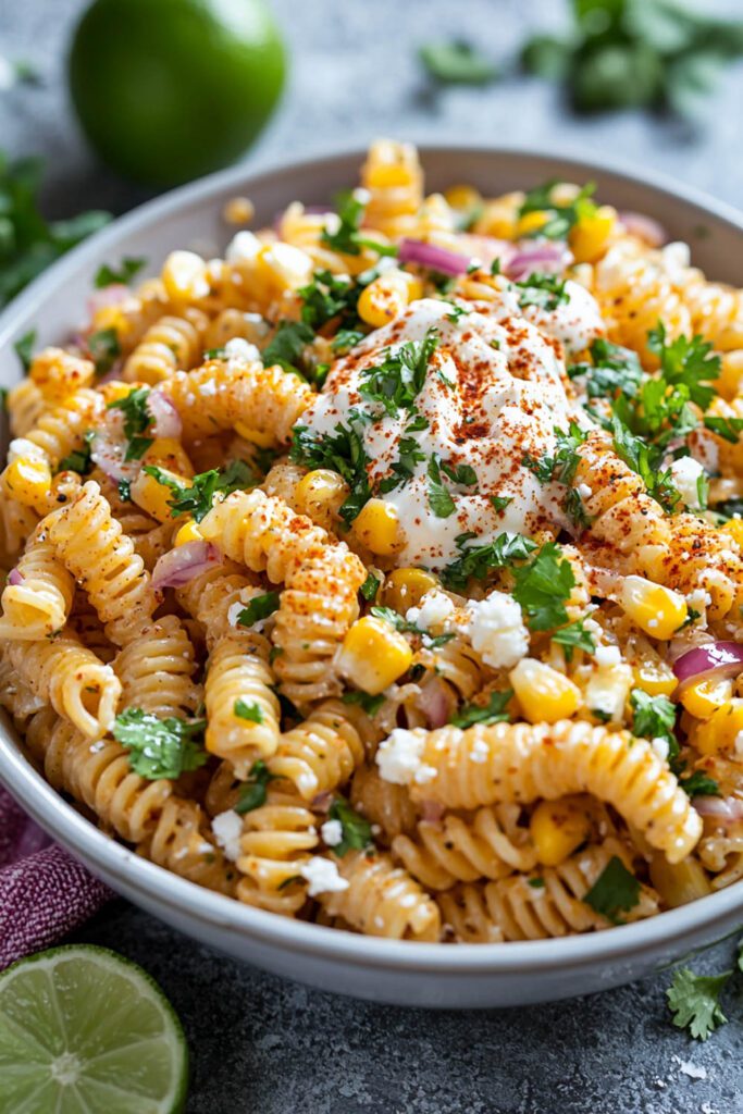 Mexican Street Corn Pasta Salad - pasta salad recipes