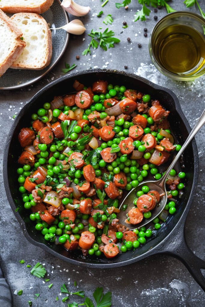 Creamy Tarragon Chicken with Peas - pea recipes