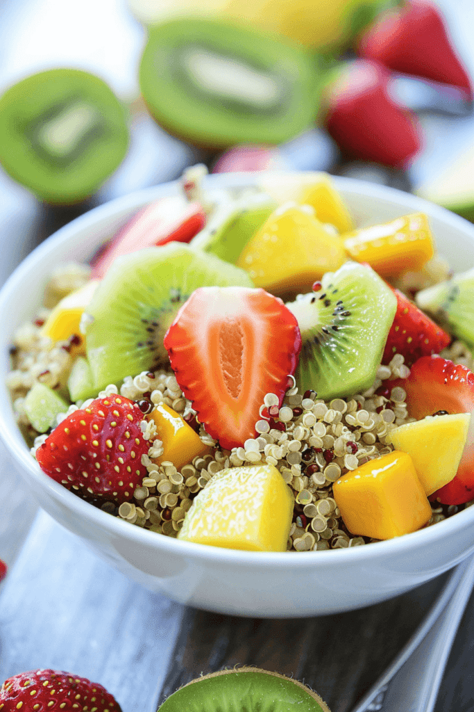 Quinoa Fruit Salad: A Protein-Packed Start Healthy Breakfast Ideas