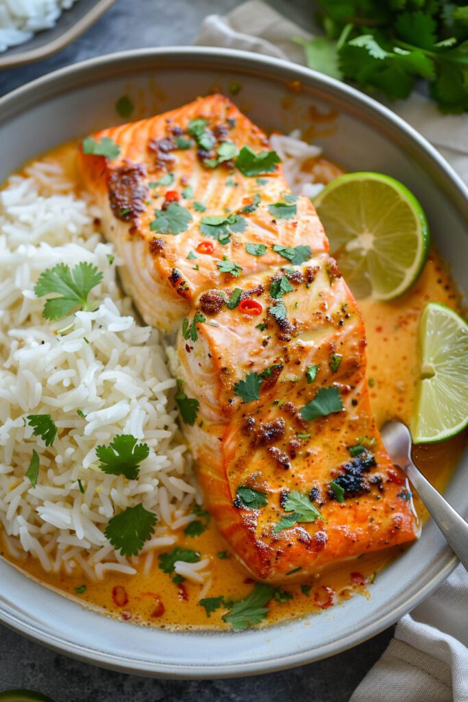 Thai Coconut Curry Salmon - Salmon recipes