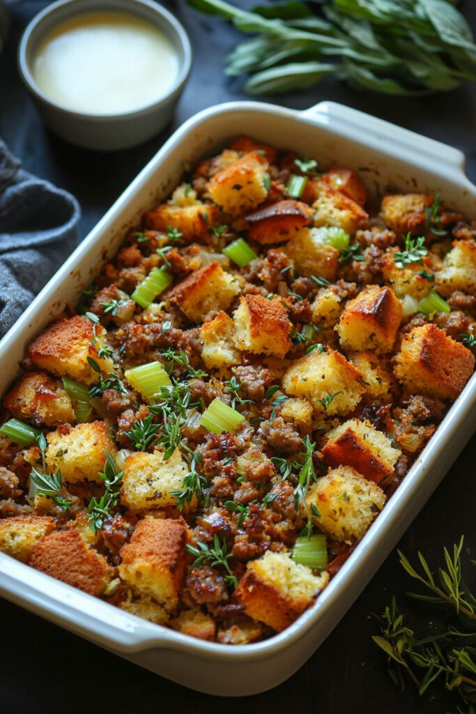 Cornbread Stuffing - Thanksgiving Recipes