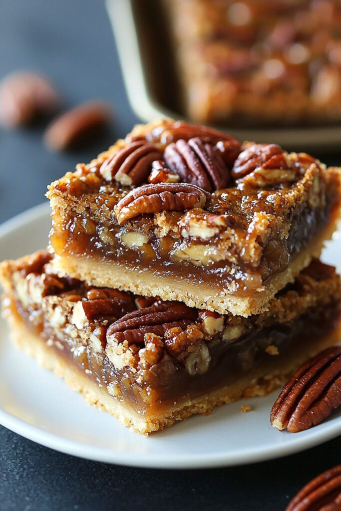 Pecan Pie Bars - Thanksgiving Recipes