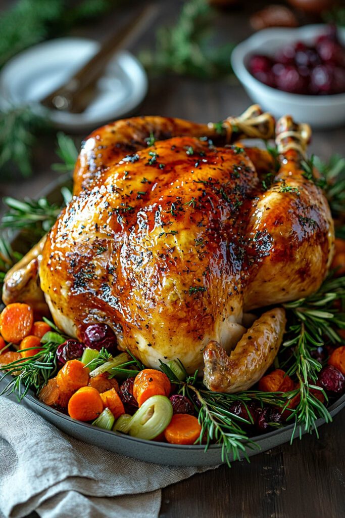 Maple-Glazed Roast Turkey - Thanksgiving Recipes