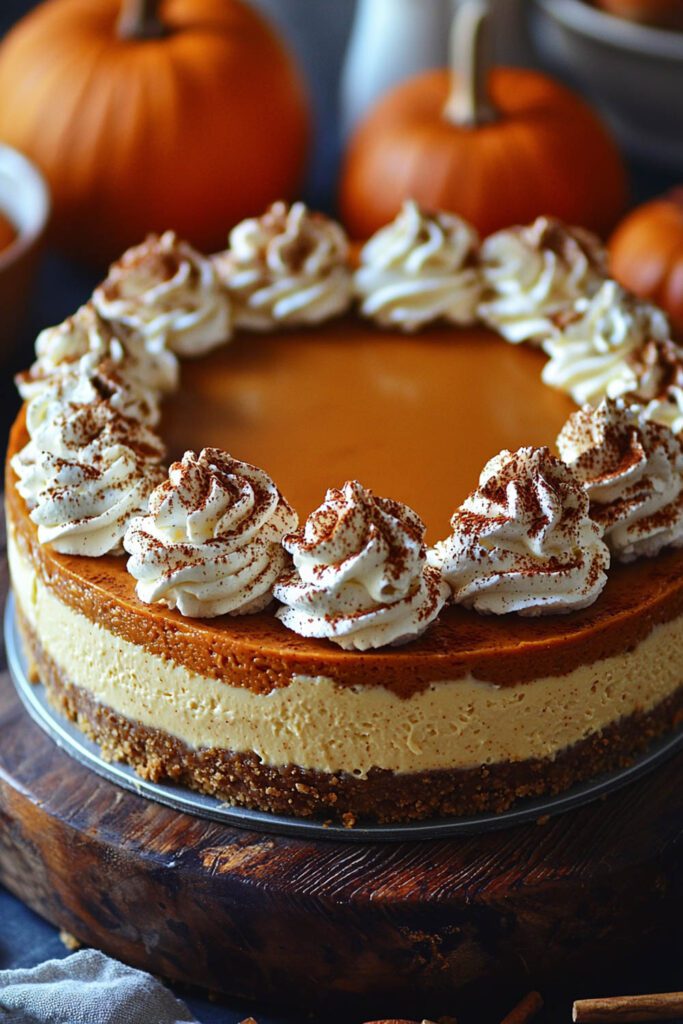 Pumpkin Cheesecake - Thanksgiving Recipes