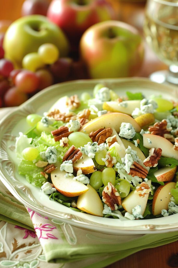 Waldorf Salad with Blue Cheese and Pears