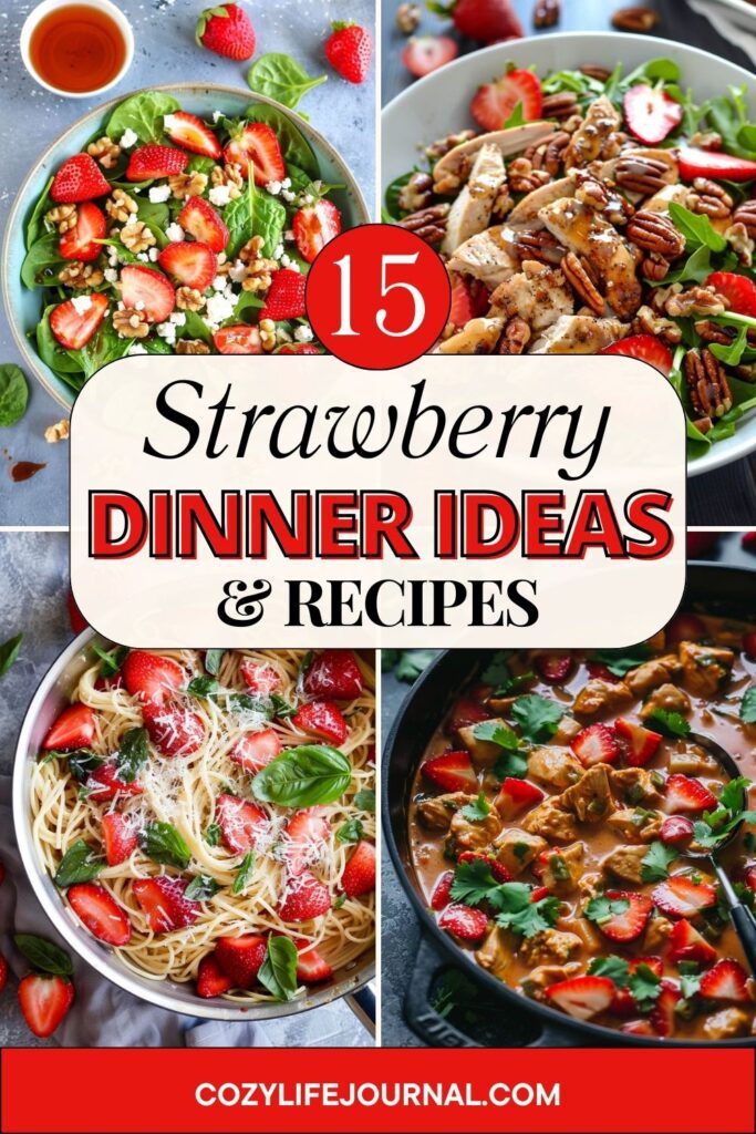 Strawberry Dinner Ideas