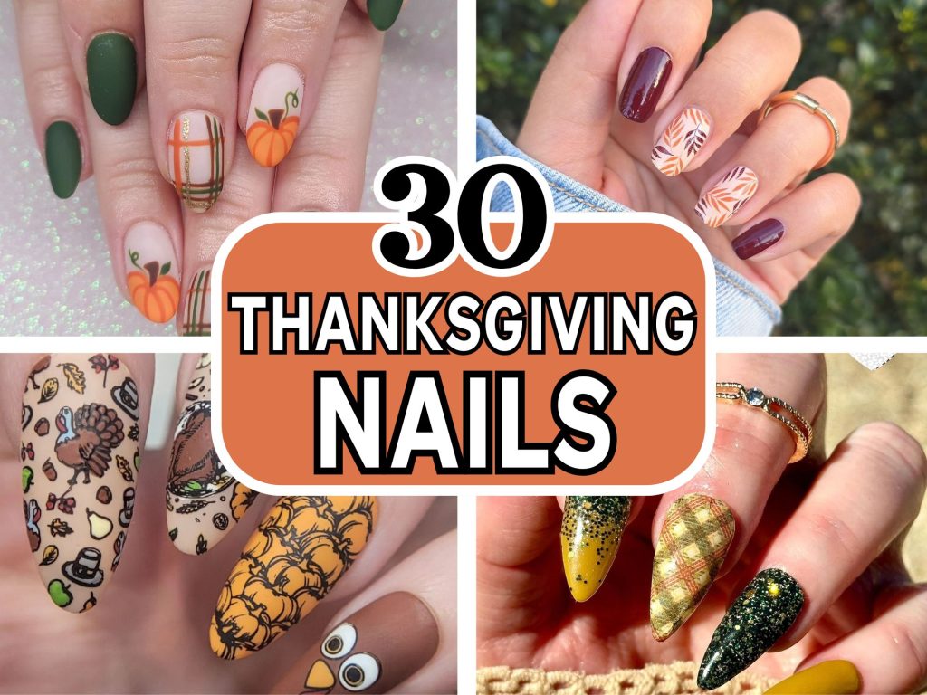 How to Style 30 Thanksgiving Nails for a Festive Look