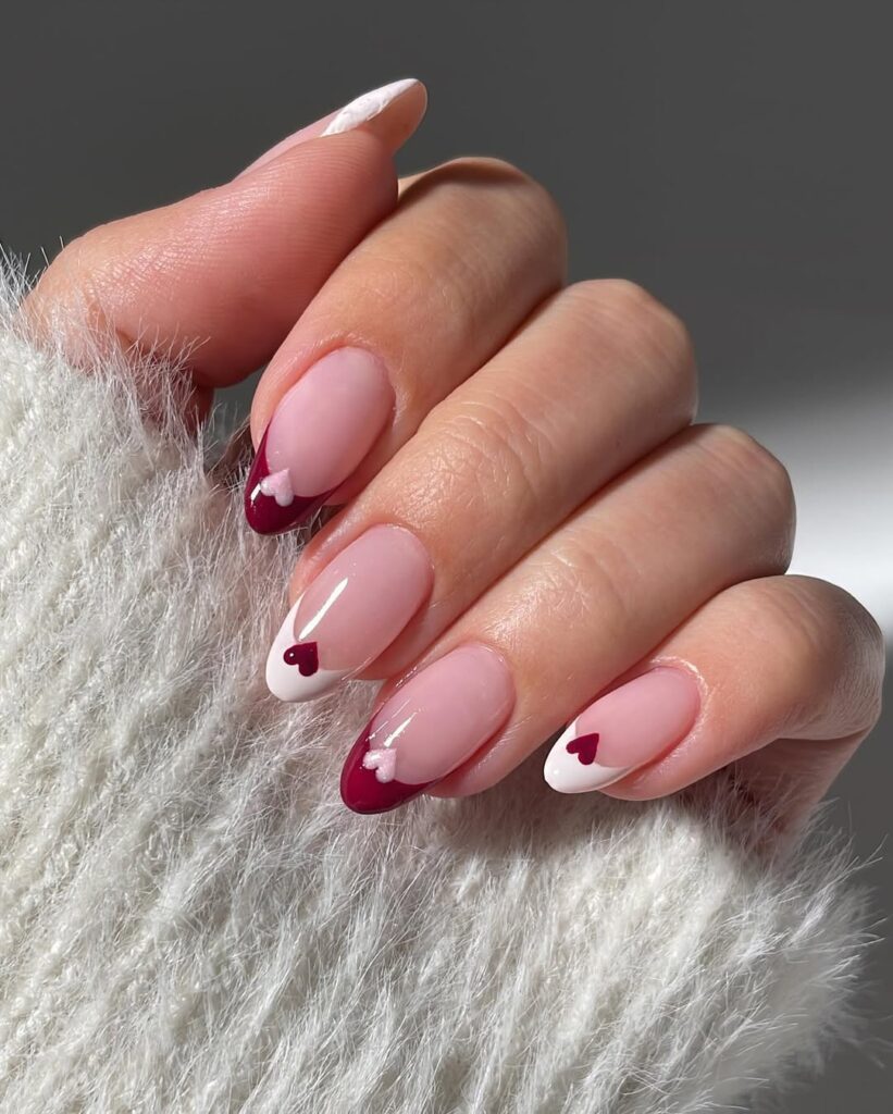 Valentine’s Day nails