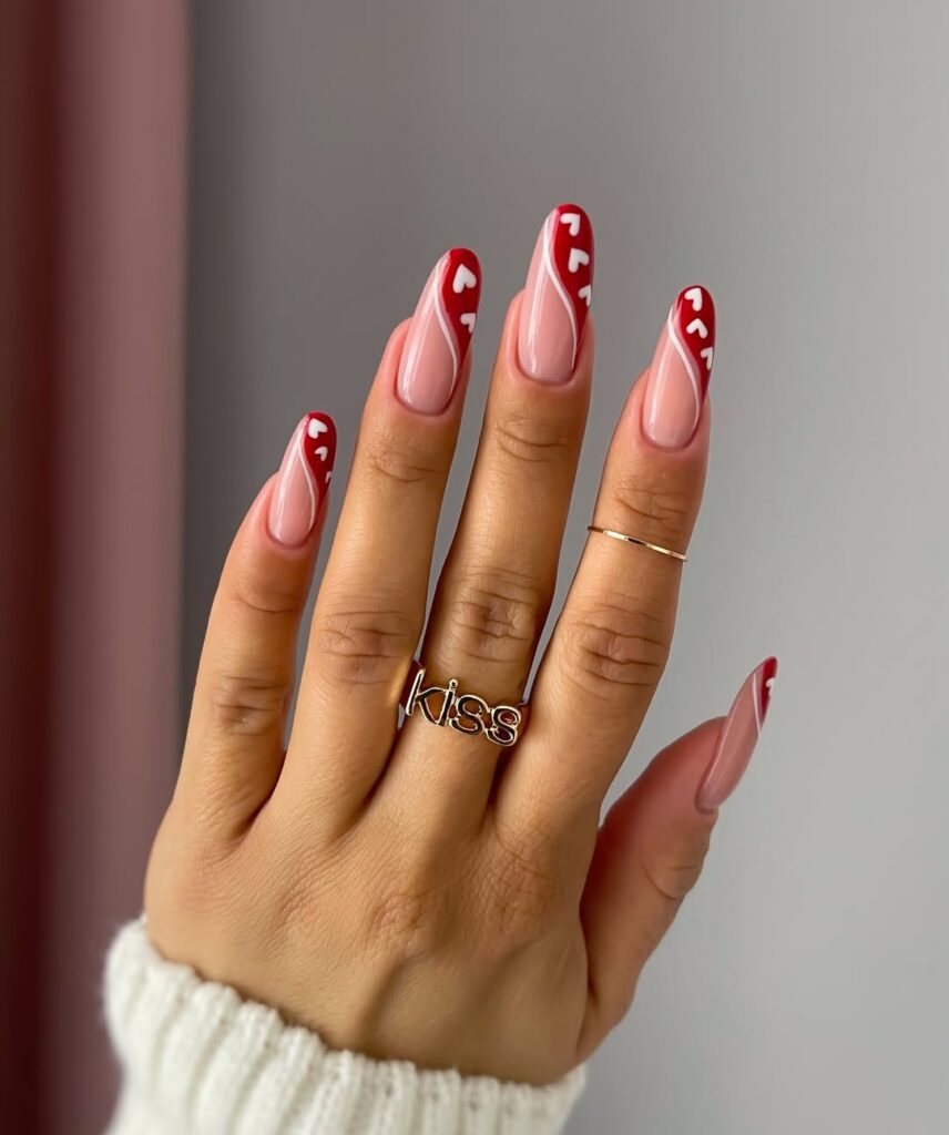 Valentine’s Day nails