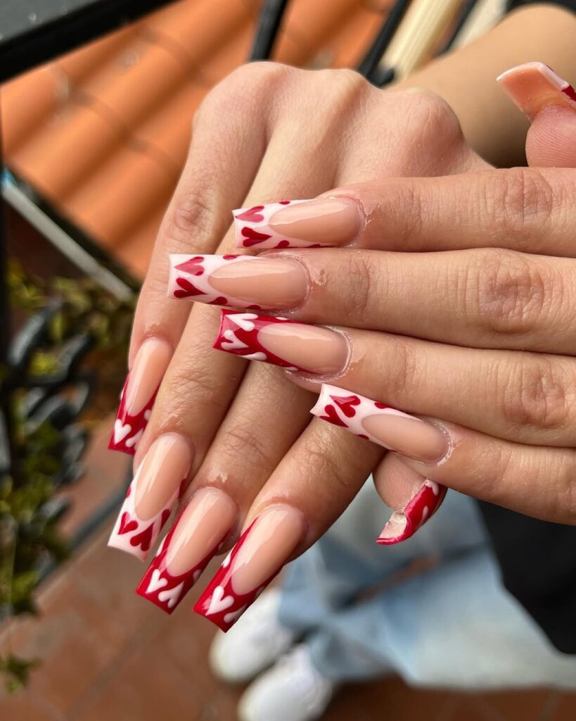 Valentine’s Day nails