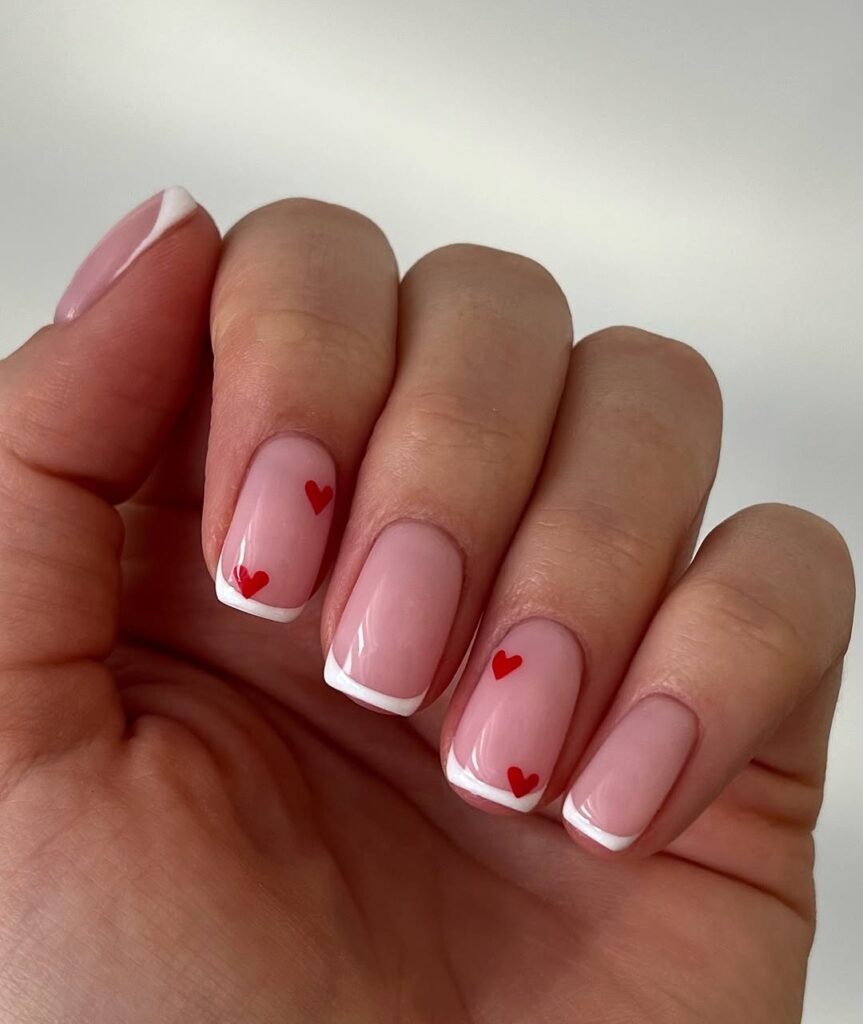 Valentine’s Day nails